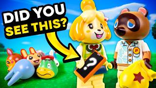 15 HIDDEN DETAILS in LEGO Animal Crossing  Facts & Easter Eggs