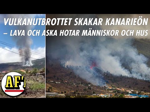 Vulkanutbrott och jordskalv på kanarieö