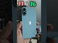 iPhone 11 Converted to iPhone 16 Housing simple and easy Conversion 😳 #iphone11 #techpokeshorts