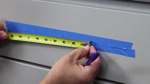 Cabinet Drawer Handle Installation - NO TEMPLETE!!!