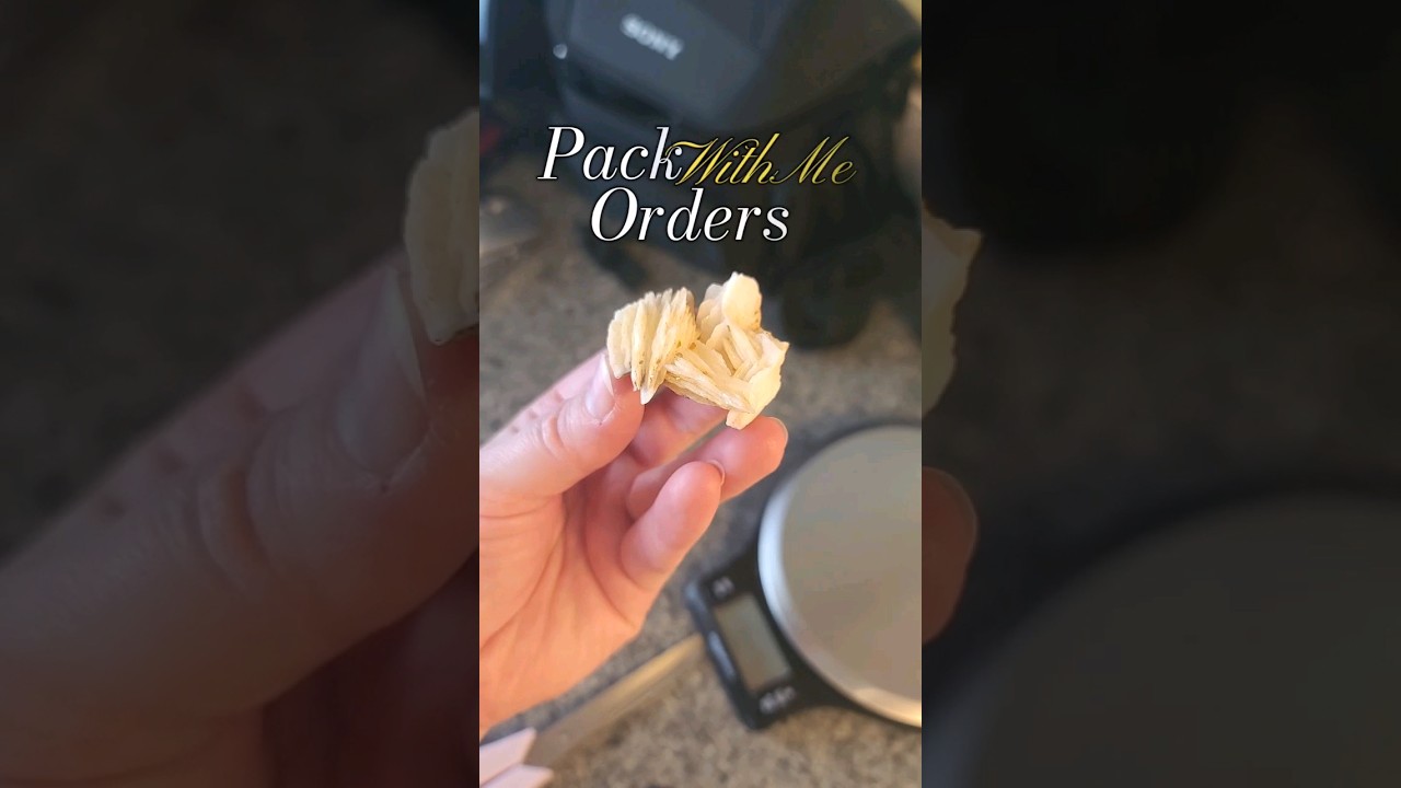 Pack Orders with Me! Part 2 #crystals #crystalshop #packorderswithme #rocksandminerals