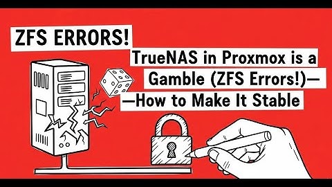 TrueNAS in Proxmox is a Gamble (ZFS Errors!)—How to Make It Stable