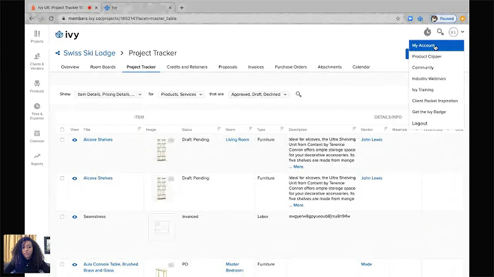 All about the Ivy Project Tracker