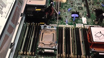 Installing processor in an IBM X server