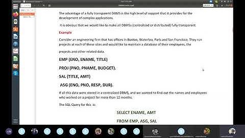 Education and career Guidance Videos Distributed DBMS