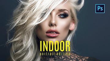 Indoor Portrait Photography Retouch Photoshop Tutorial
