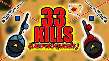 33 KILLS DUO vs SQUADS + DUAL SV-98! | Surviv.io