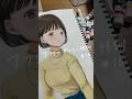 アクリルガッシュ特訓だ!|#イラストメイキング #アクリルガッシュ #shorts