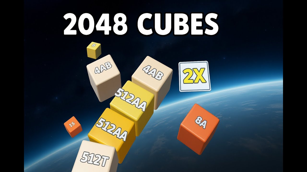Crazy - Cubes 2048.io - How Many Blocks Can I Stack Before I Crash?