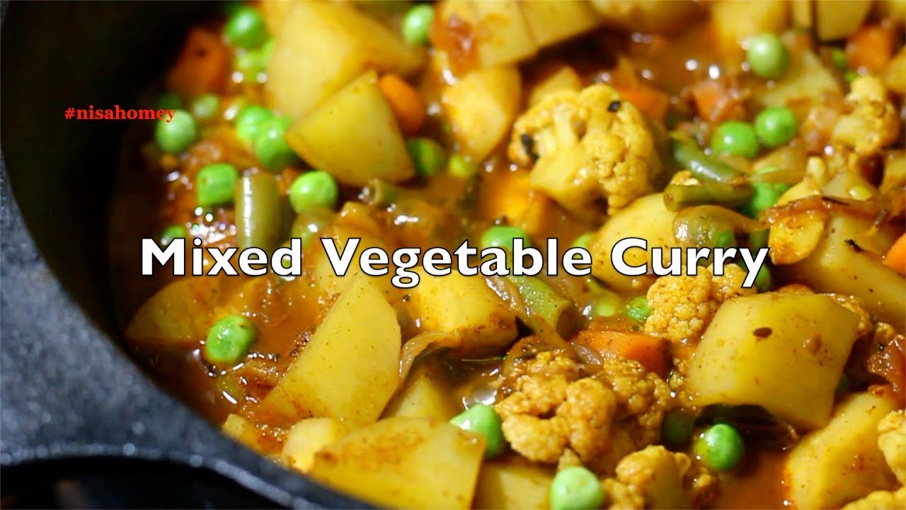 എളുപ്പത്തിൽ ഒരു വെജിറ്റബിൾ കറി - Easy Mixed Vegetable Curry Recipe