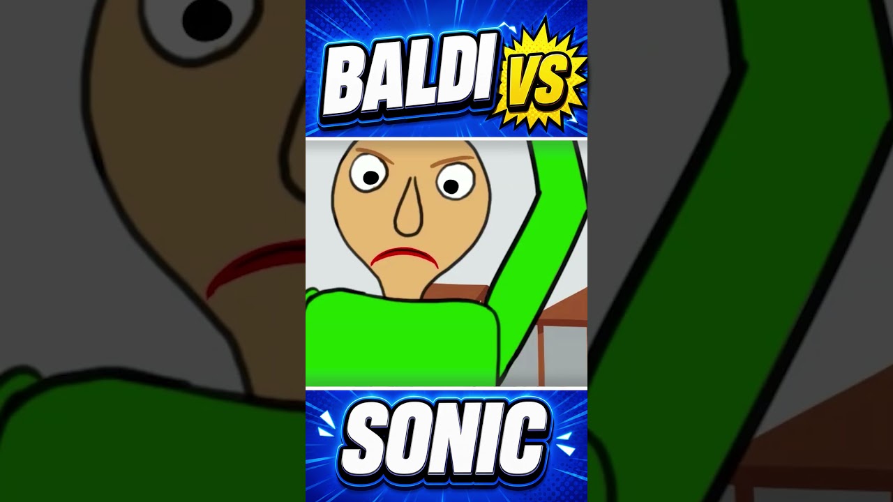Sonic vs Baldi… This Was a BAD Idea 😂