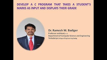 C program that takes a student