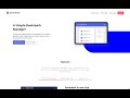 2025 Frontend mentor Bookmark landing page solution using web components