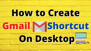 How to Create Gmail shortcut on desktop per Gmail ko Kaise Laye  || Gmail shortcut keys