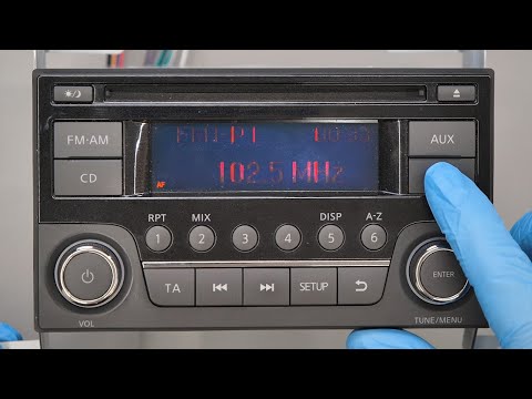 How to replace faulty Nissan car radio display