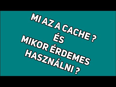 Videó: Mi az a Cache Drive?