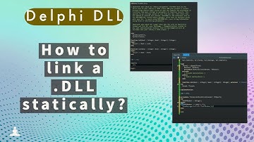 DLL in Delphi || Static Loading DLL | Delphi Static linking of DLL | How to program DLL | Delphi DLL