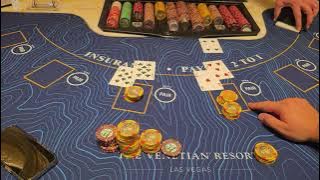 $100,000 Buy In On High Limit Black Jack Table In Las Vegas PART-3