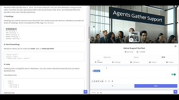 Using Markdowns AgentsGather.com Headings - Links and Other Markdowns