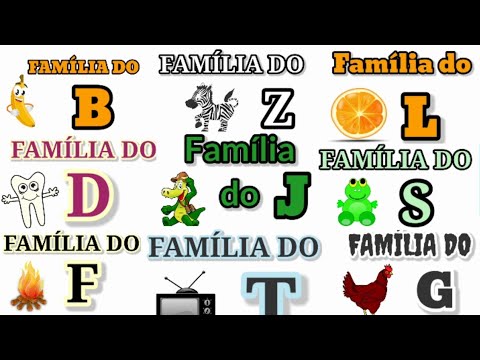 Família Silábica Completa|Alfabetização Infantil| Video Educativo