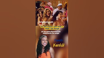 Thumbnail of Papasito! Karol GLetra de canciones en inglés  #karolg #papasito #englishsong #latinos