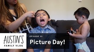 Austin's School Picture Day | Austin Vlog | HiHo Kids