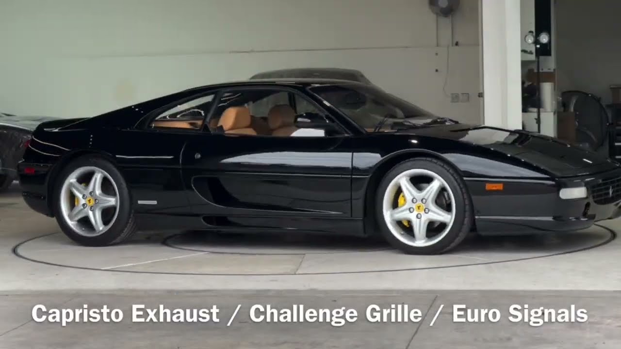 F355 Gated Manual Capristo sound F355 Ferrari drive by , hard pulls