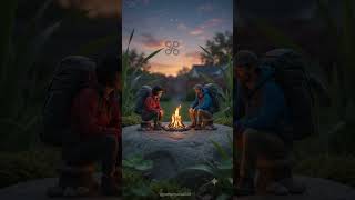 A Backyard Turned Into a Wilderness 😳🏕️🌿 #TinyCampers #MiniatureWorld #Shorts