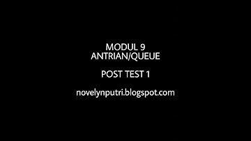 Praktikum Struktur Data Modul 9