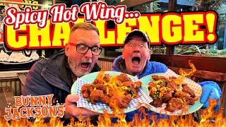 Chicken Wing Challenge. Hot \& Spicy THE DAY I NEARLY DIED! The Worlds Hottest Chilli challenge.🔥🔥