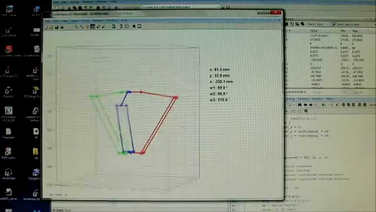 MATLAB Simulation Of A Delta Robot YouTube