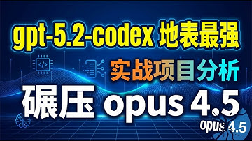 地表最强，gpt-5.2-codex 太强了，碾压 claude opus 4.5  ，实战项目分析