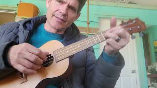 "It Ain't Me Babe" ukulele tutorial finger picking