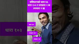 सम्बिधान को धारा सारा होलिमारा@NepalpukarTV @OnicComputer @NepalpukarTV