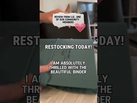 Bible Binder Restocks TODAY!