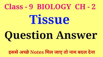 tissue class 9 question answer | tissue class 9 short question answer | class 9 bio ch 2 question an