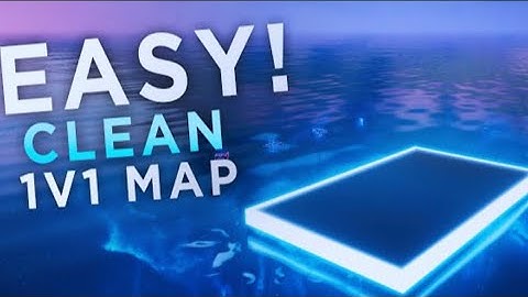 How to make The CLEANEST 1v1 map (no lag)