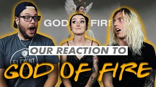 Wyatt and Lindsay Ft. OHRION Reacts: God of Fire by Fit For A King