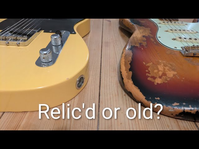 ☆ Custom Oder Relic Guitar ☆ Relic guitars Vs genuinely old guitars - YouTube