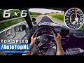 MERCEDES G63 AMG 6X6 AUTOBAHN POV ACCELERATION & TOP SPEED by AutoTopNL