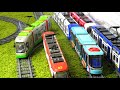 Kurventest bestanden: Dickie City Liner Tram auf LEGO-Schienen