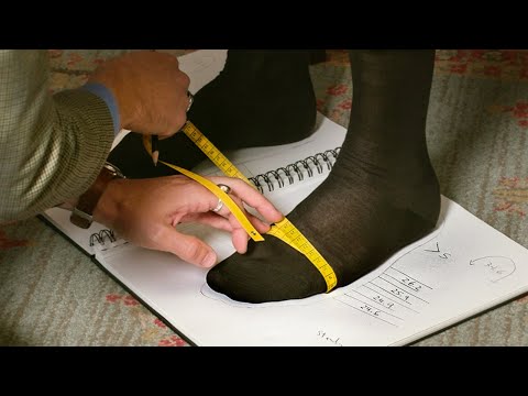 Getting My Feet Measured by American Custom Shoemaker Francis Waplinger | Bespoke Process