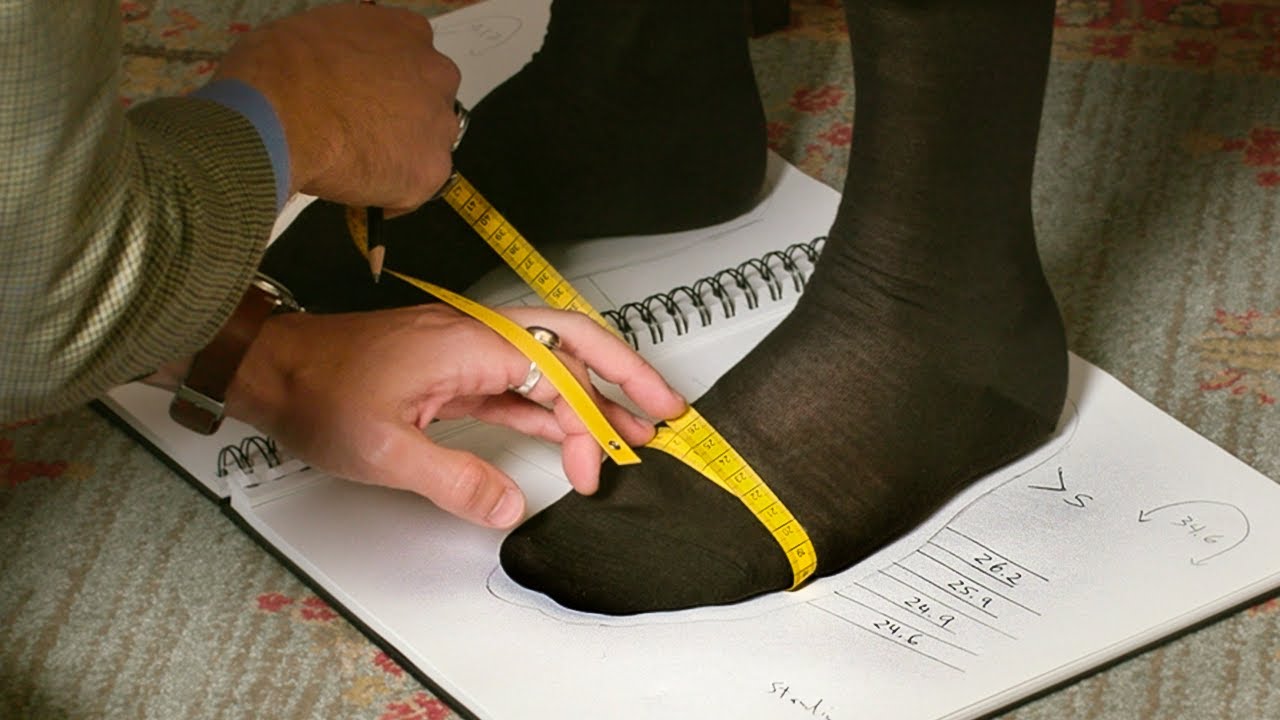 Getting My Feet Measured by American Custom Shoemaker Francis Waplinger ...