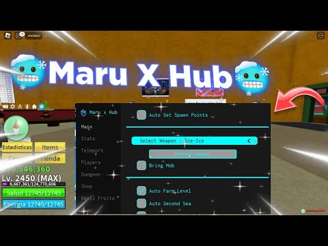 Script blox fruits Maru X hub (sem key)