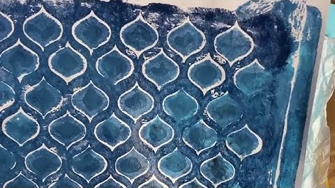 Gelli Plate Printing: Demo from a mixed media artist, use all your scrap paper and scrapbook paper.