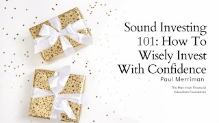 Sound Investing 101: how to wisely invest with confidence