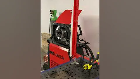 Lorch Cobot programming a circular Mig weld part 1