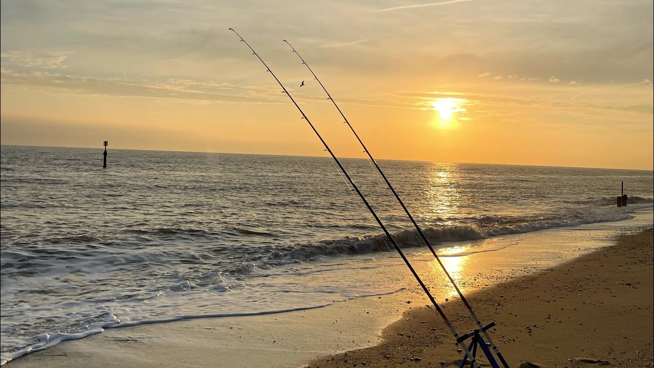 Рыбалка на пляжах Саффолка: непрерывный улов