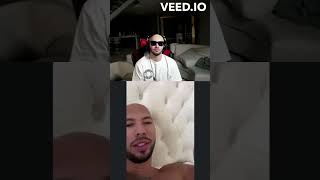 Famous Adin Ross PRANKS Andrew Tate 😱  #shorts #andrewtate Wealth