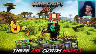 Minecraft, BUT THERE ARE CUSTOM HEARTS ♥ | in Telugu | Maddy Telugu Gamer